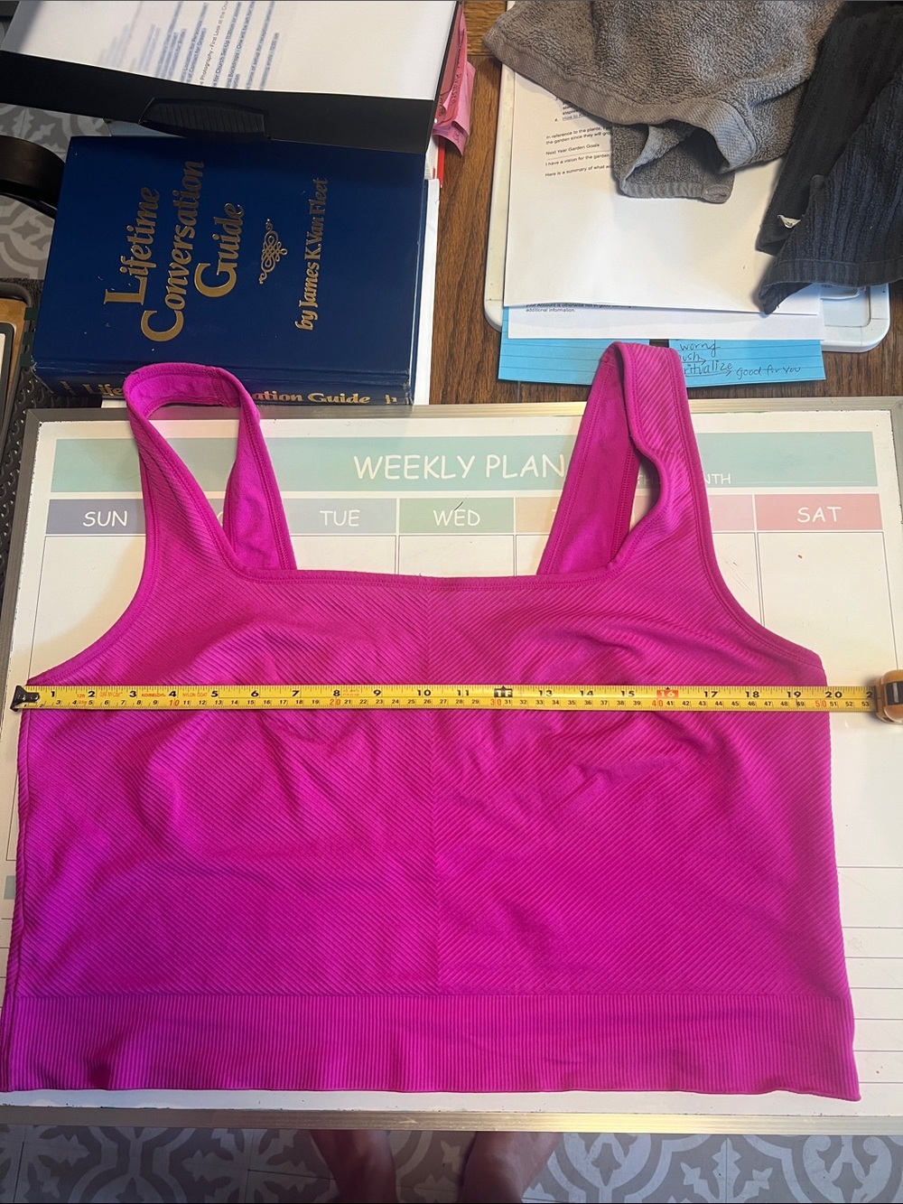 Target Hot Pink Ribbed Tank Bralette